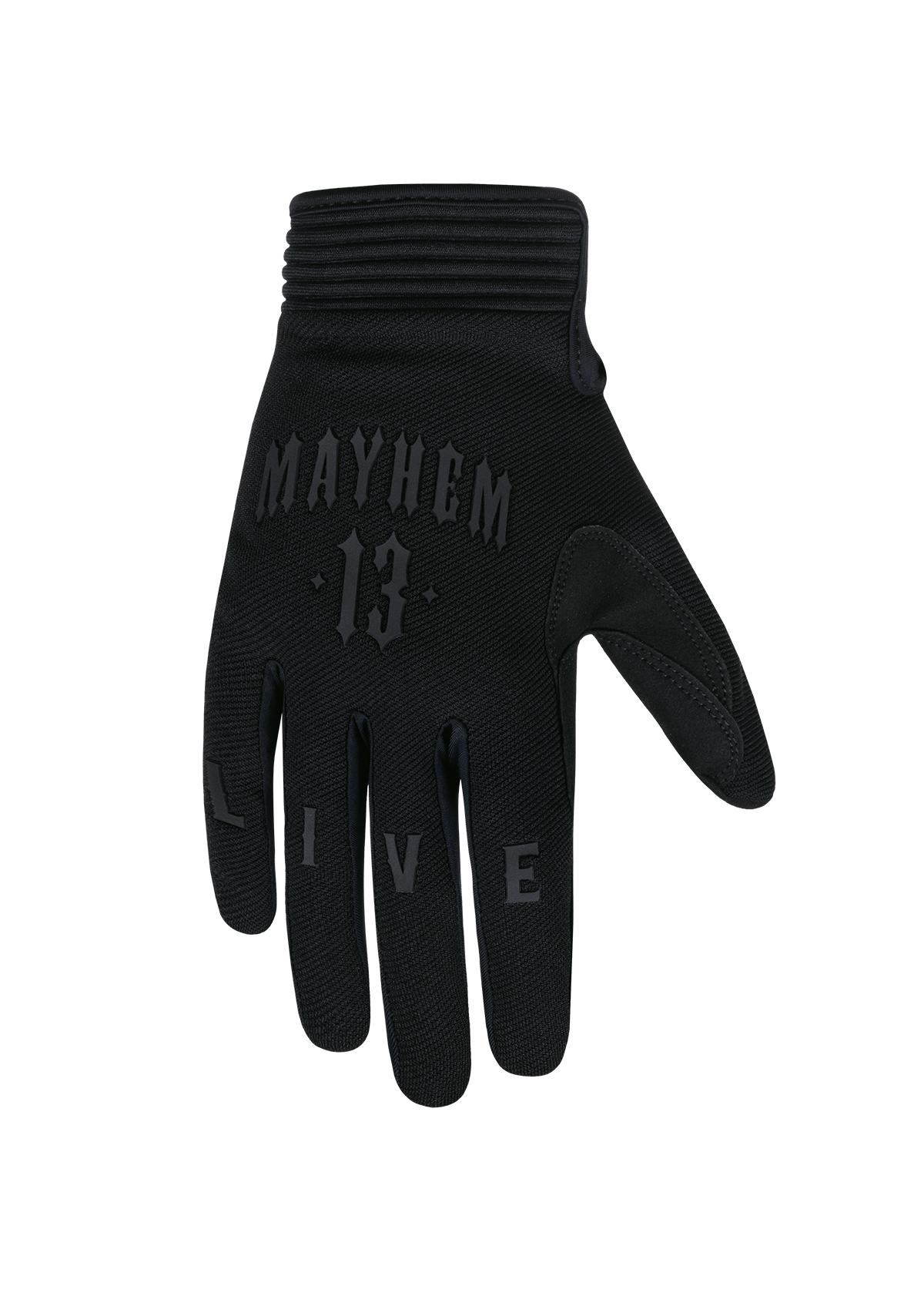 Glove Embossed B/B - MEN OF MAYHEM - Accessoires - ALAIKO - EXCHANGES - MM - E - 3190 - MX - EBB - biker