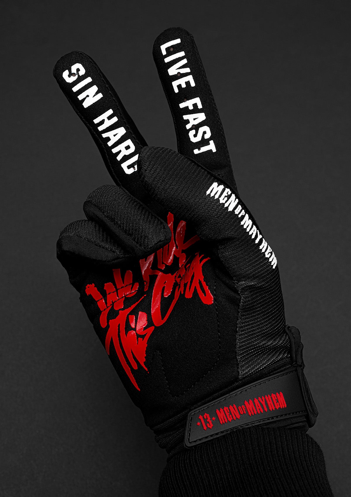 Glove Mayhem Hamburg - MEN OF MAYHEM - Accessoires - ALAIKO - EXCHANGES - MM - E - 3190 - MX - M - HH - biker