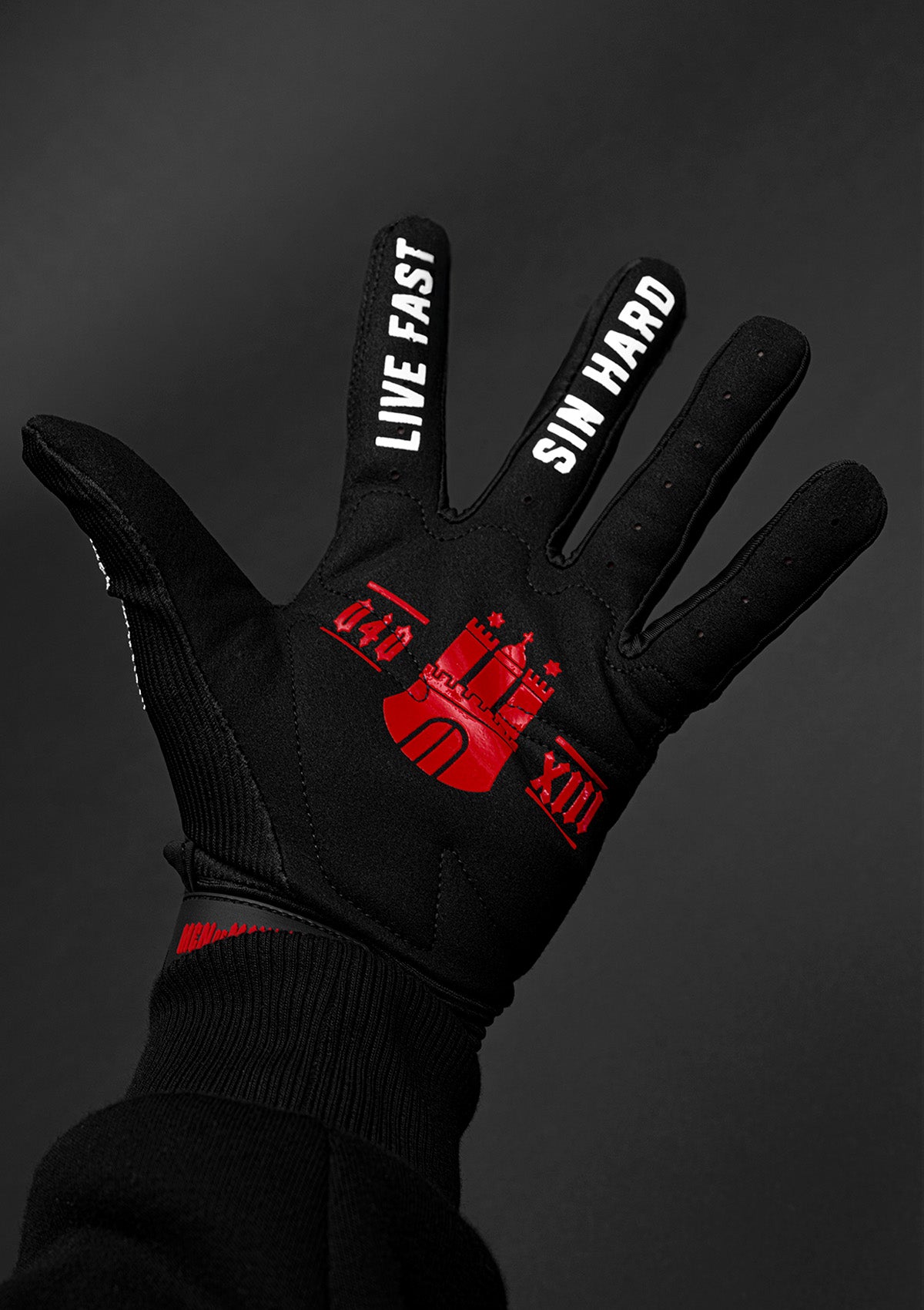 Glove Mayhem Hamburg - MEN OF MAYHEM - Accessoires - ALAIKO - EXCHANGES - MM - E - 3190 - MX - M - HH - biker