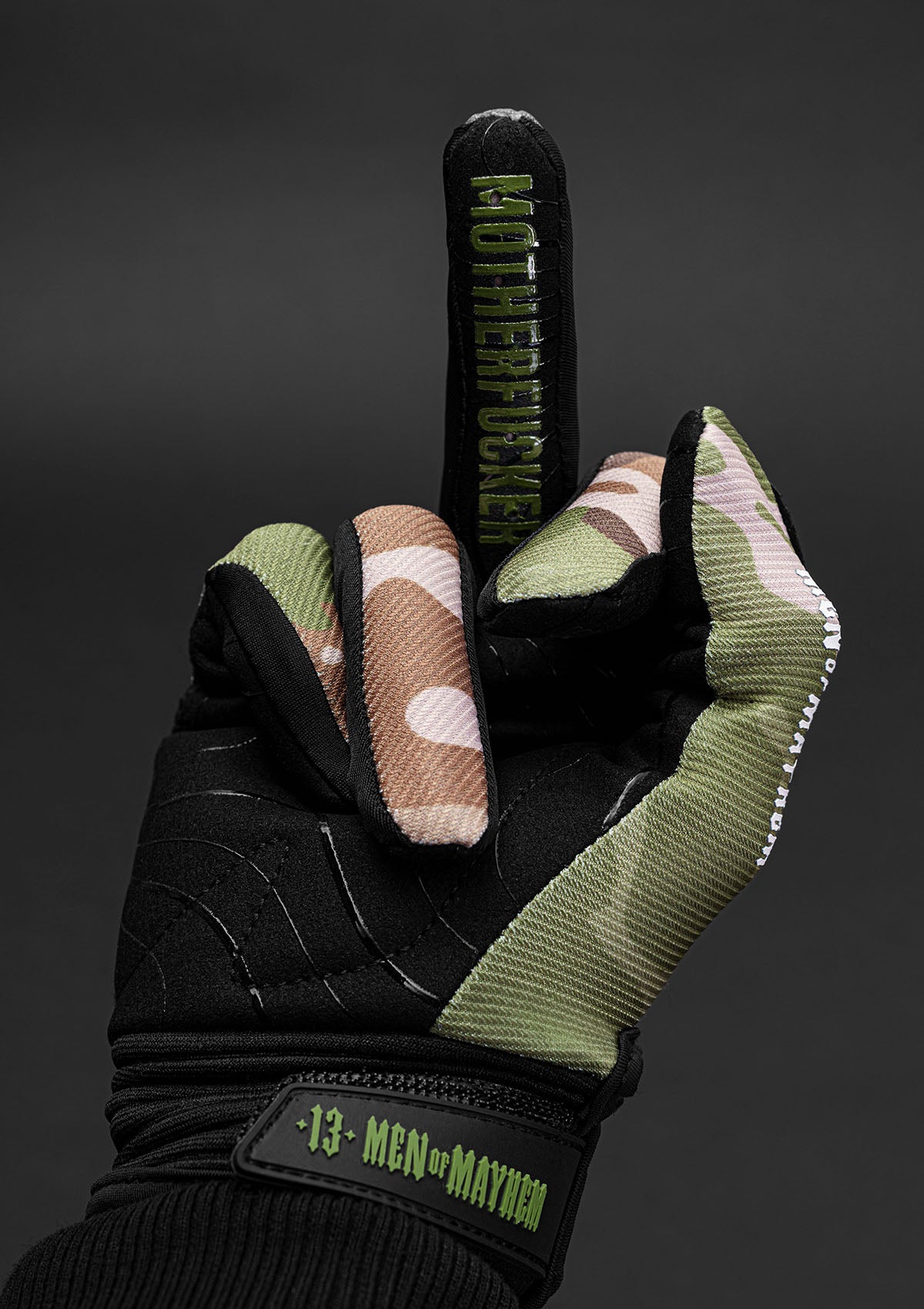 Glove Classic Multicam Camo - MEN OF MAYHEM - Accessoires - ALAIKO - EXCHANGES - MM - E - 3190 - MX - MCC - biker