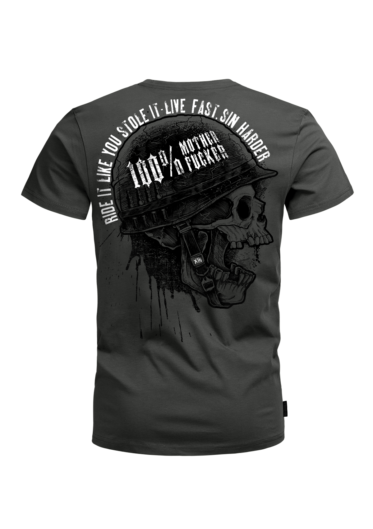 T-Shirt Army Skull G/S