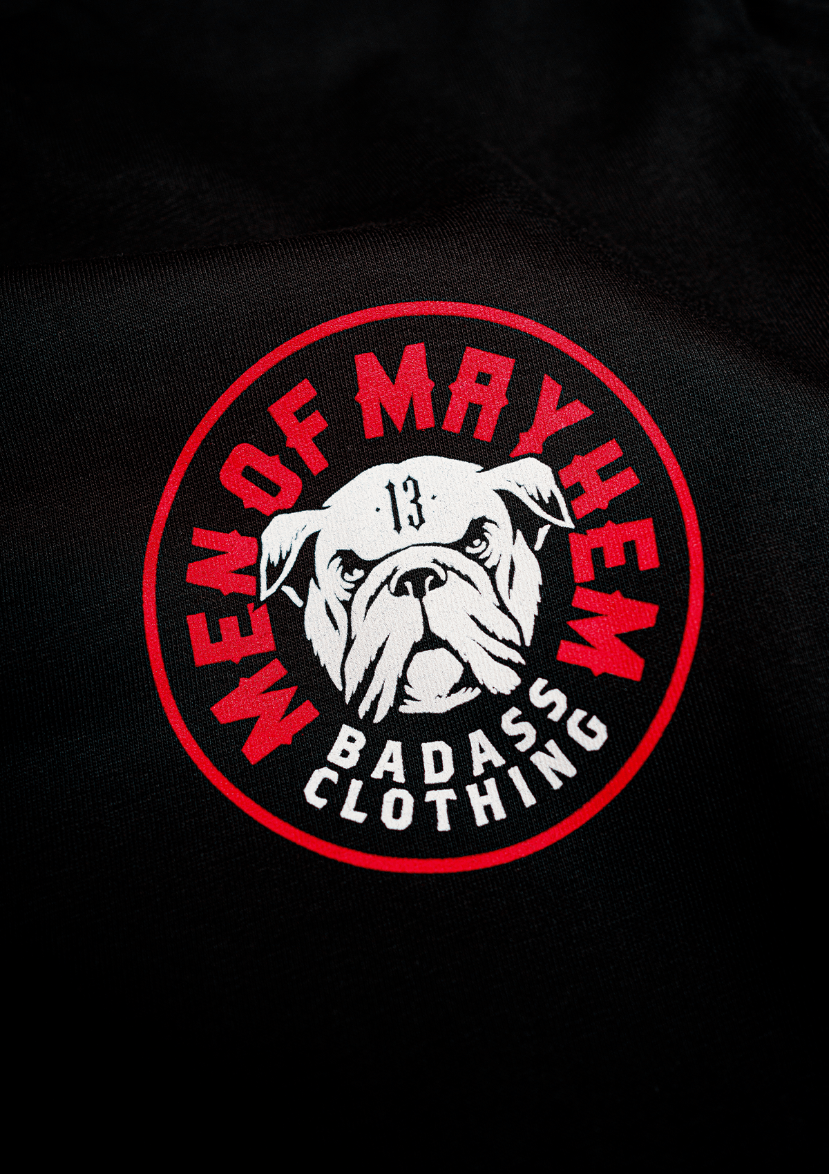 T-Shirt Bulldog S/R - MEN OF MAYHEM - ALAIKO - EXCHANGES - MM - M - 1010 - BS - SR - black - Men