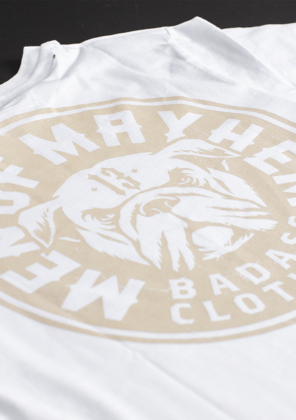 T-Shirt Bulldog W/U - MEN OF MAYHEM - ALAIKO - EXCHANGES - MM - M - 1010 - BS - WU - Men - regular