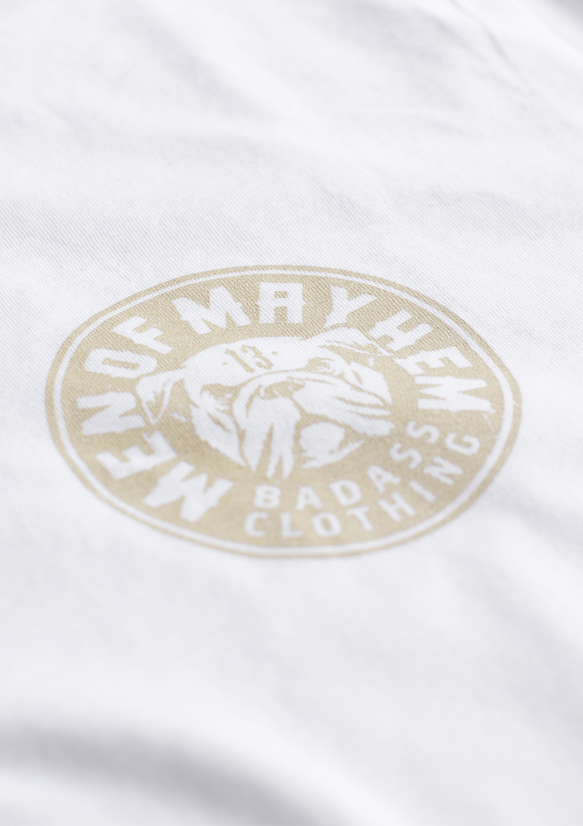 T-Shirt Bulldog W/U - MEN OF MAYHEM - ALAIKO - EXCHANGES - MM - M - 1010 - BS - WU - Men - regular