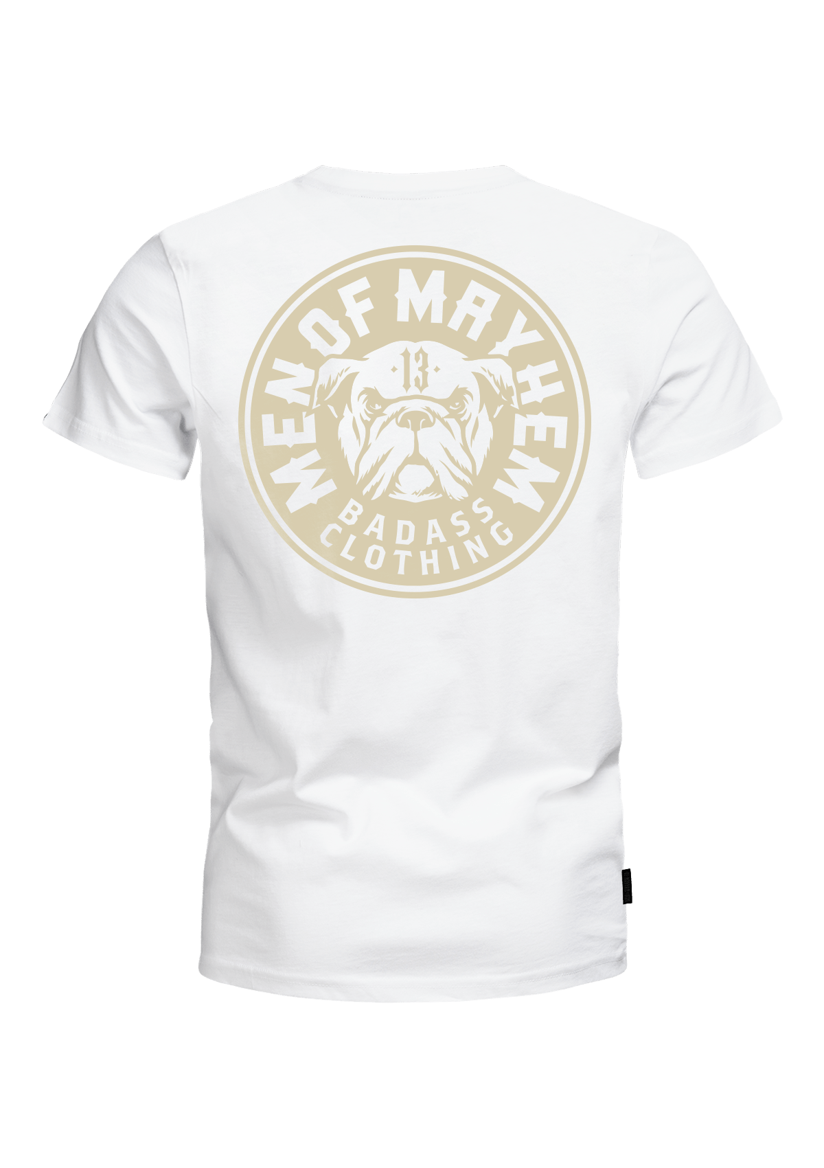 T-Shirt Bulldog W/U - MEN OF MAYHEM - ALAIKO - EXCHANGES - MM - M - 1010 - BS - WU - Men - regular