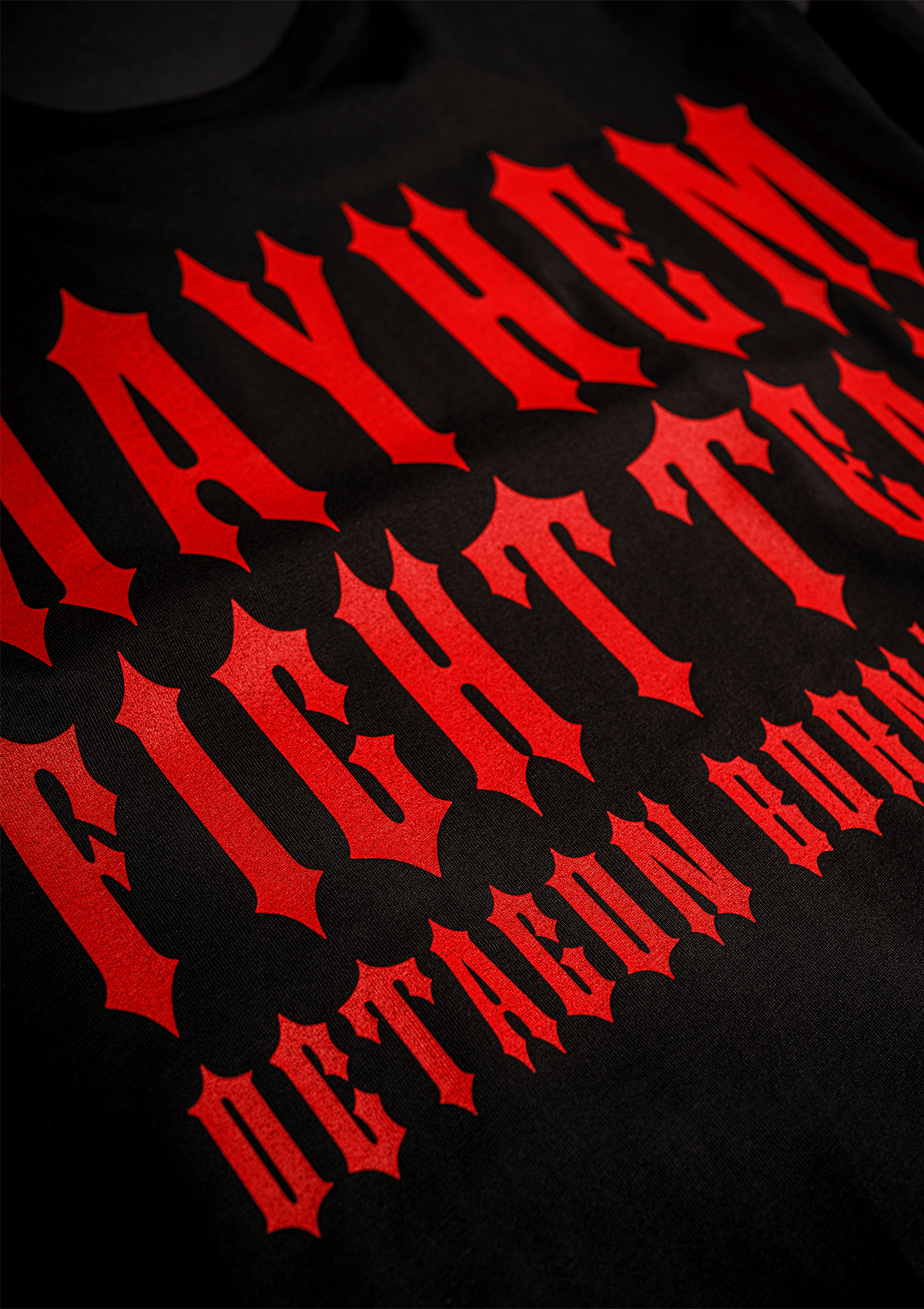 T-Shirt Mayhem Fight Team S/R - MEN OF MAYHEM - ALAIKO - EXCHANGES - MM - M - 1010 - FT - SR - black - Fight Team