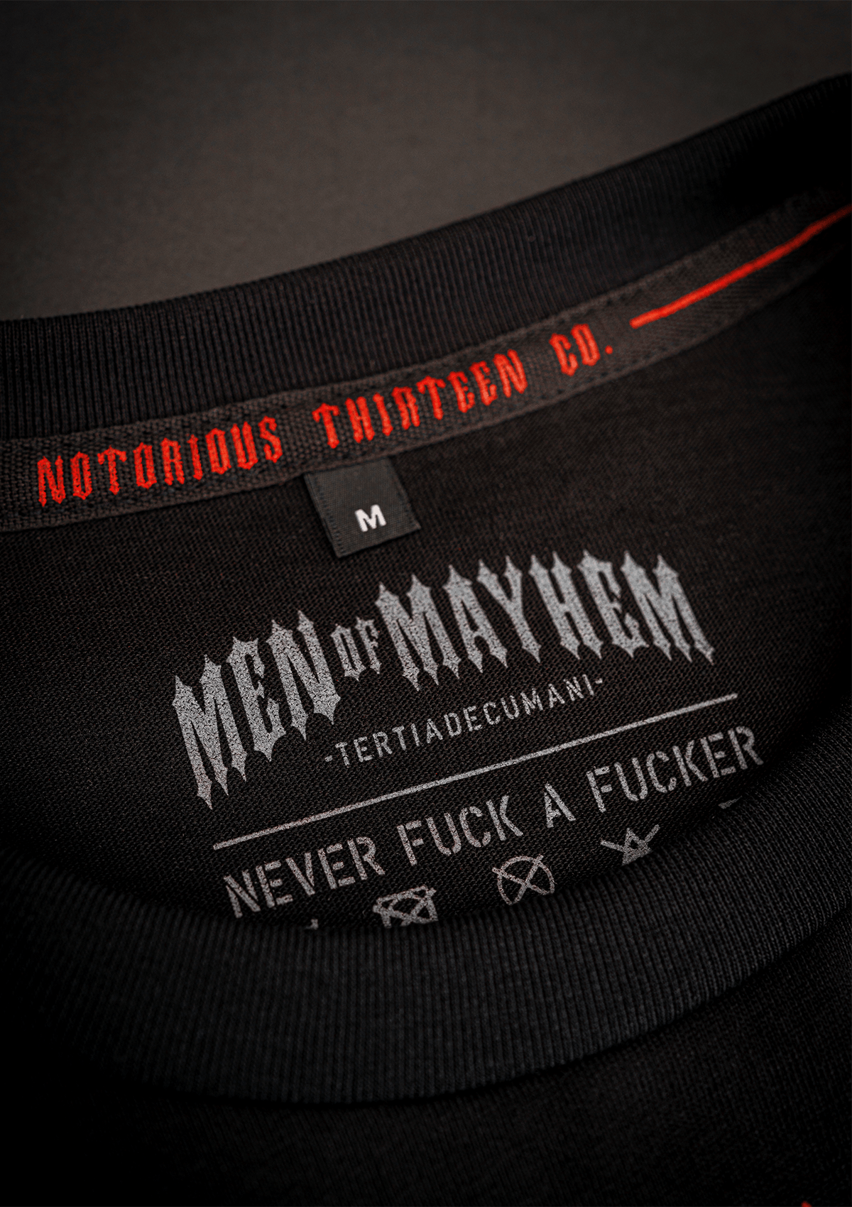 T-Shirt Mayhem Fight Team S/R - MEN OF MAYHEM - ALAIKO - EXCHANGES - MM - M - 1010 - FT - SR - black - Fight Team