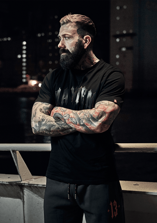 T-Shirt Mayhem 3D S/R - MEN OF MAYHEM - ALAIKO - EXCHANGES - MM - M - 1010 - MAB - SR - black - Men