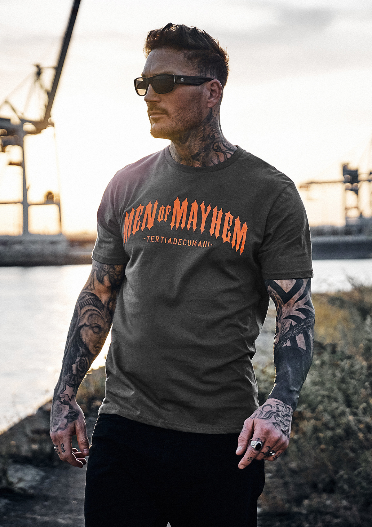 MEN OF MAYHEM I Herren T Shirt Mayhem Classic G O grau