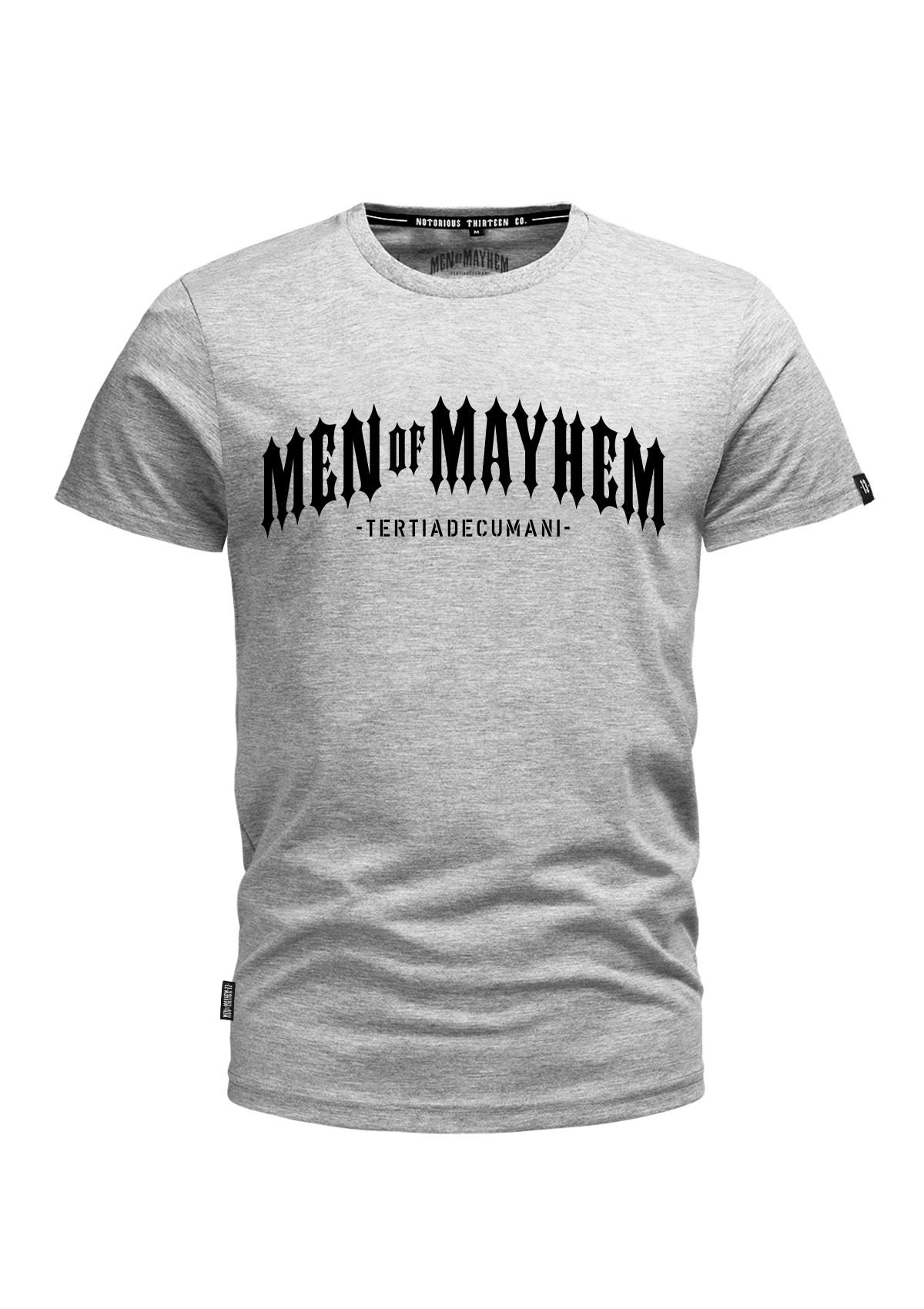 T-Shirt Mayhem Classic G/S - MEN OF MAYHEM - ALAIKO - EXCHANGES - MM - M - 1010 - MC - GS - Classic - Grau