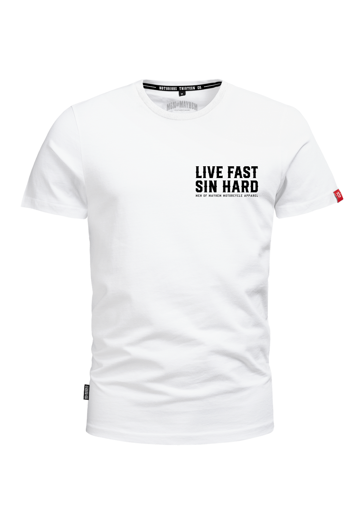 T-Shirt Middle Finger W/S - MEN OF MAYHEM - ALAIKO - EXCHANGES - MM - M - 1010 - MF - WS - Men - regular