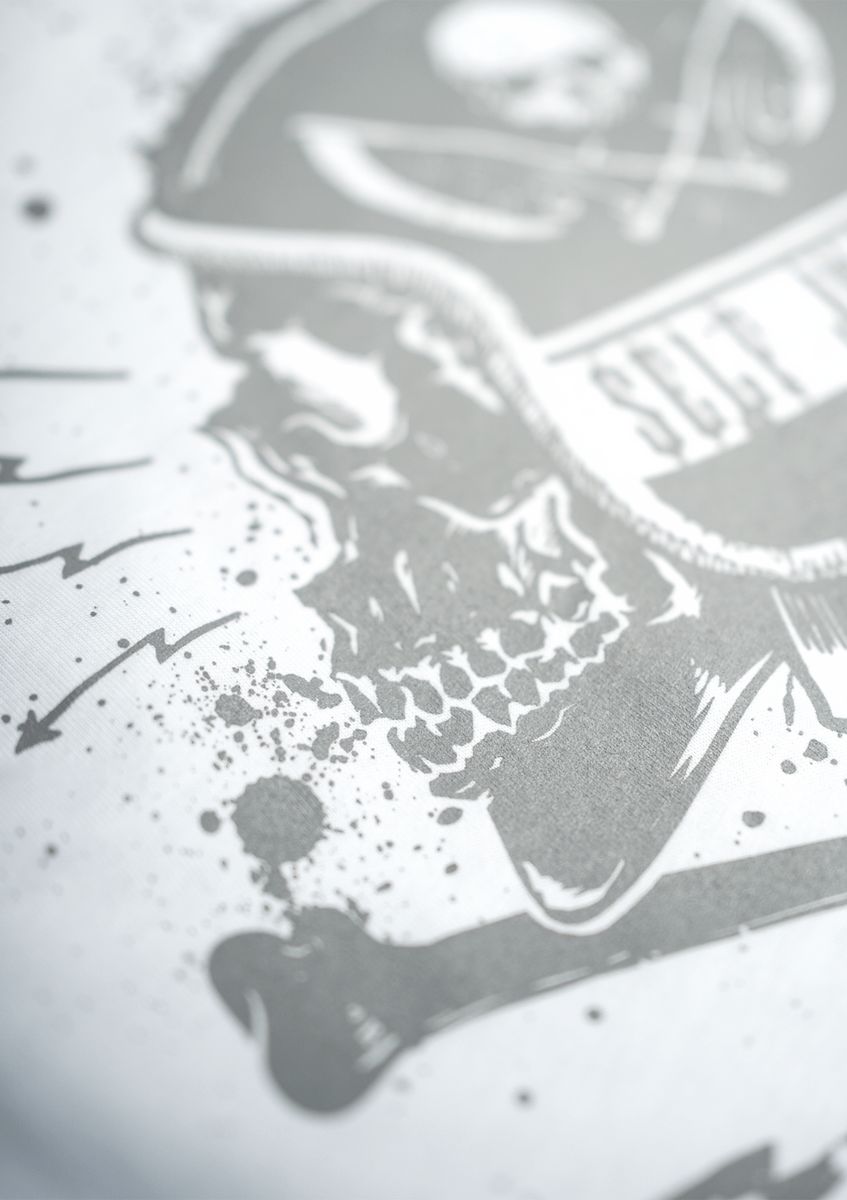 T-Shirt Oldschool Badass W/G - MEN OF MAYHEM - ALAIKO - EXCHANGES - MM - M - 1010 - OB - WG - Men - regular