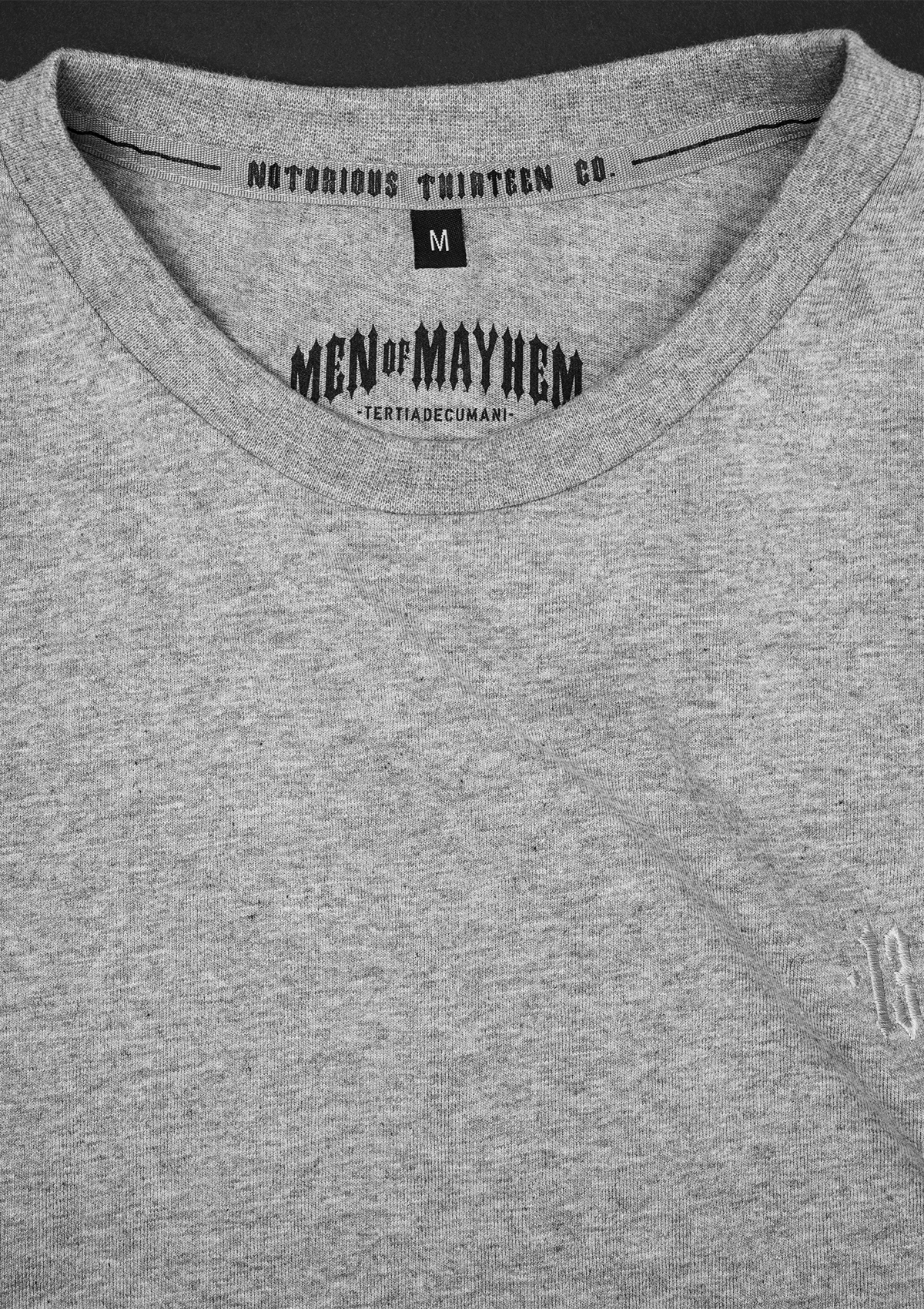 T-Shirt Original G/G - MEN OF MAYHEM - ALAIKO - EXCHANGES - MM - M - 1010 - OG - GG - Grau - Men