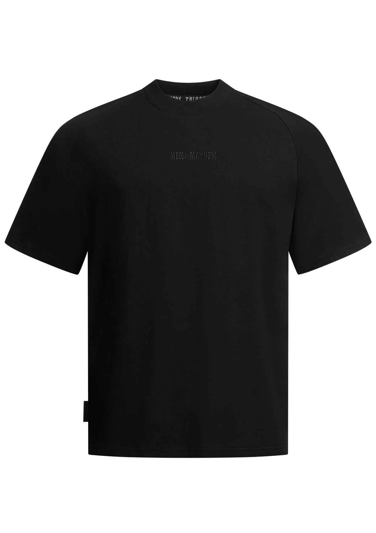 Oversize Shirt Heavy Classic B/B - MEN OF MAYHEM - ALAIKO - EXCHANGES - MM - M - 1010 - OHC - BB - allblack - black