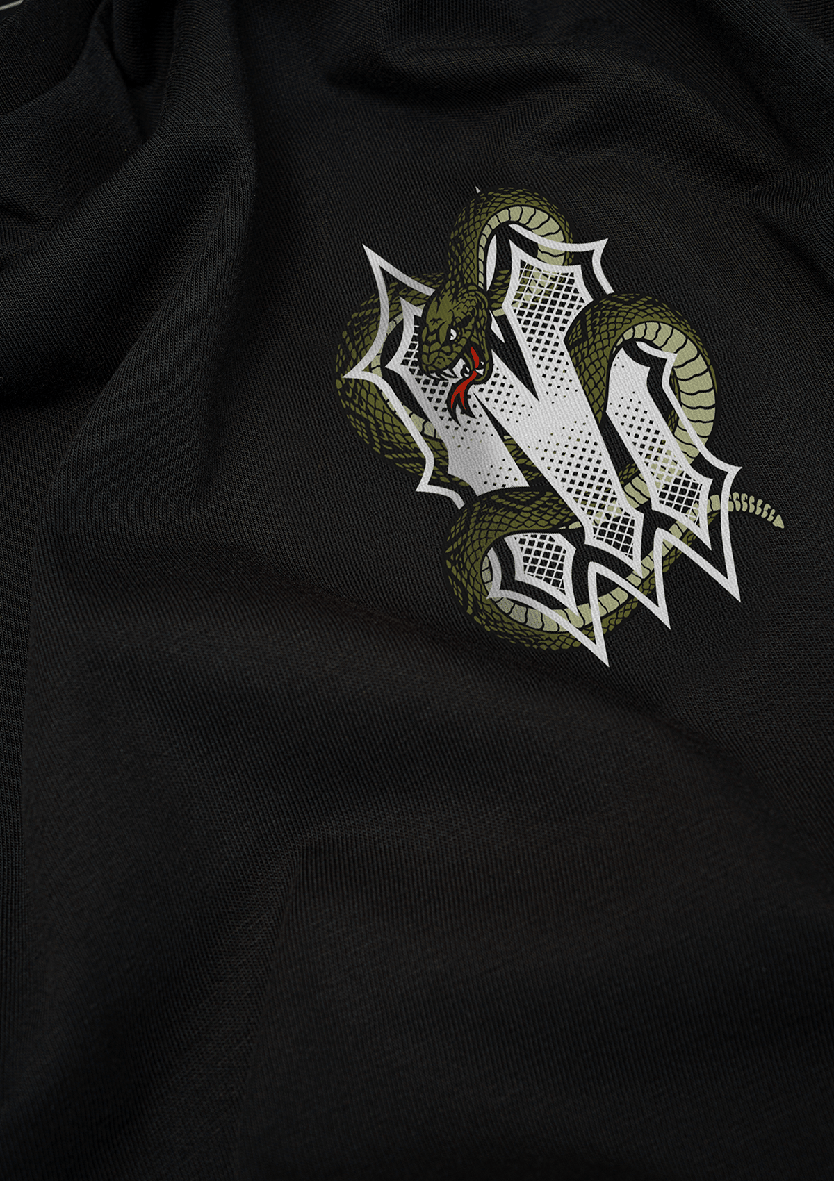 T-Shirt Rattlesnake S/W - MEN OF MAYHEM - ALAIKO - EXCHANGES - MM - M - 1010 - RS - SW - black - Classic