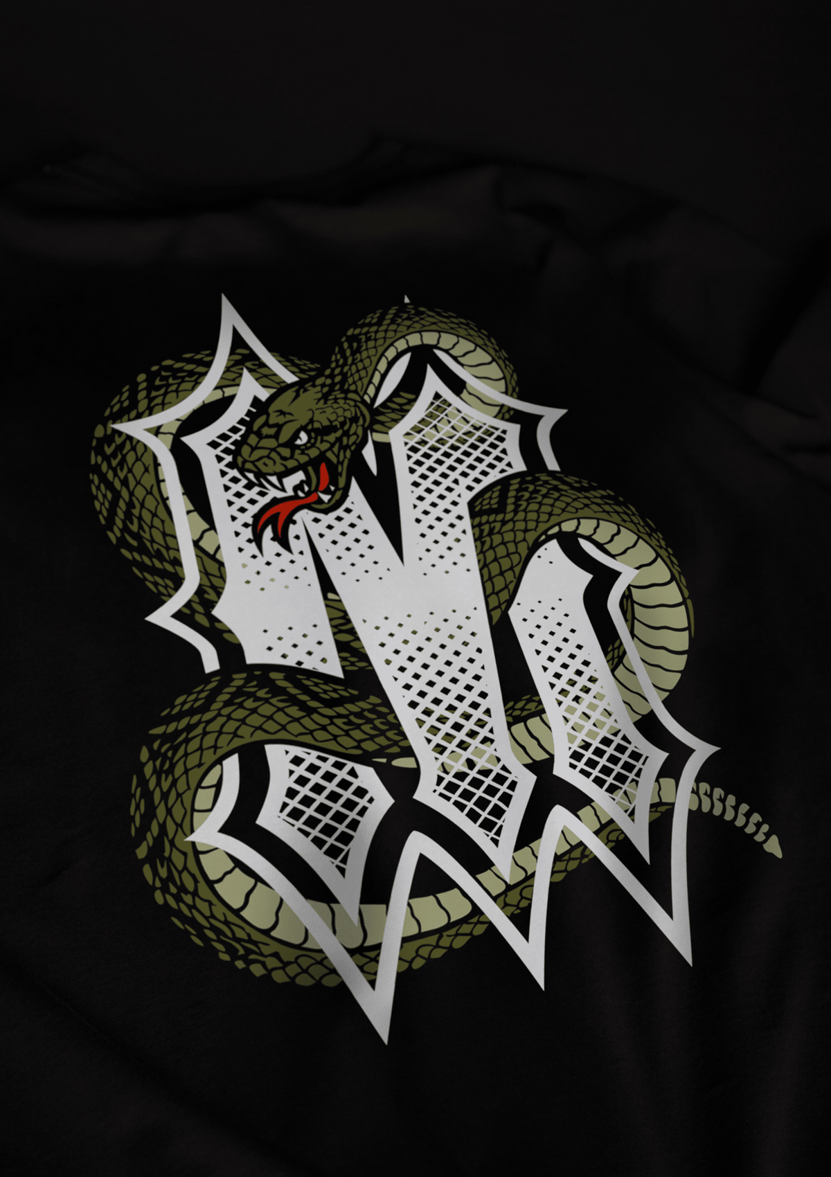 T-Shirt Rattlesnake S/W - MEN OF MAYHEM - ALAIKO - EXCHANGES - MM - M - 1010 - RS - SW - black - Classic