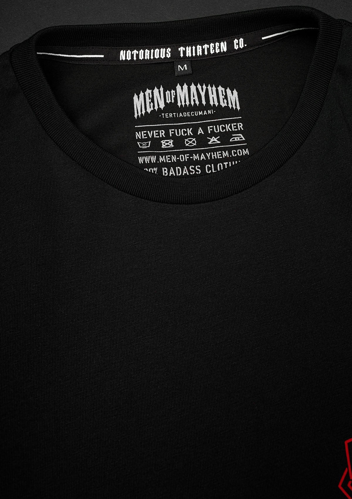 T-Shirt Savages S/R - MEN OF MAYHEM - ALAIKO - EXCHANGES - MM - M - 1010 - SA - SR - black - Men