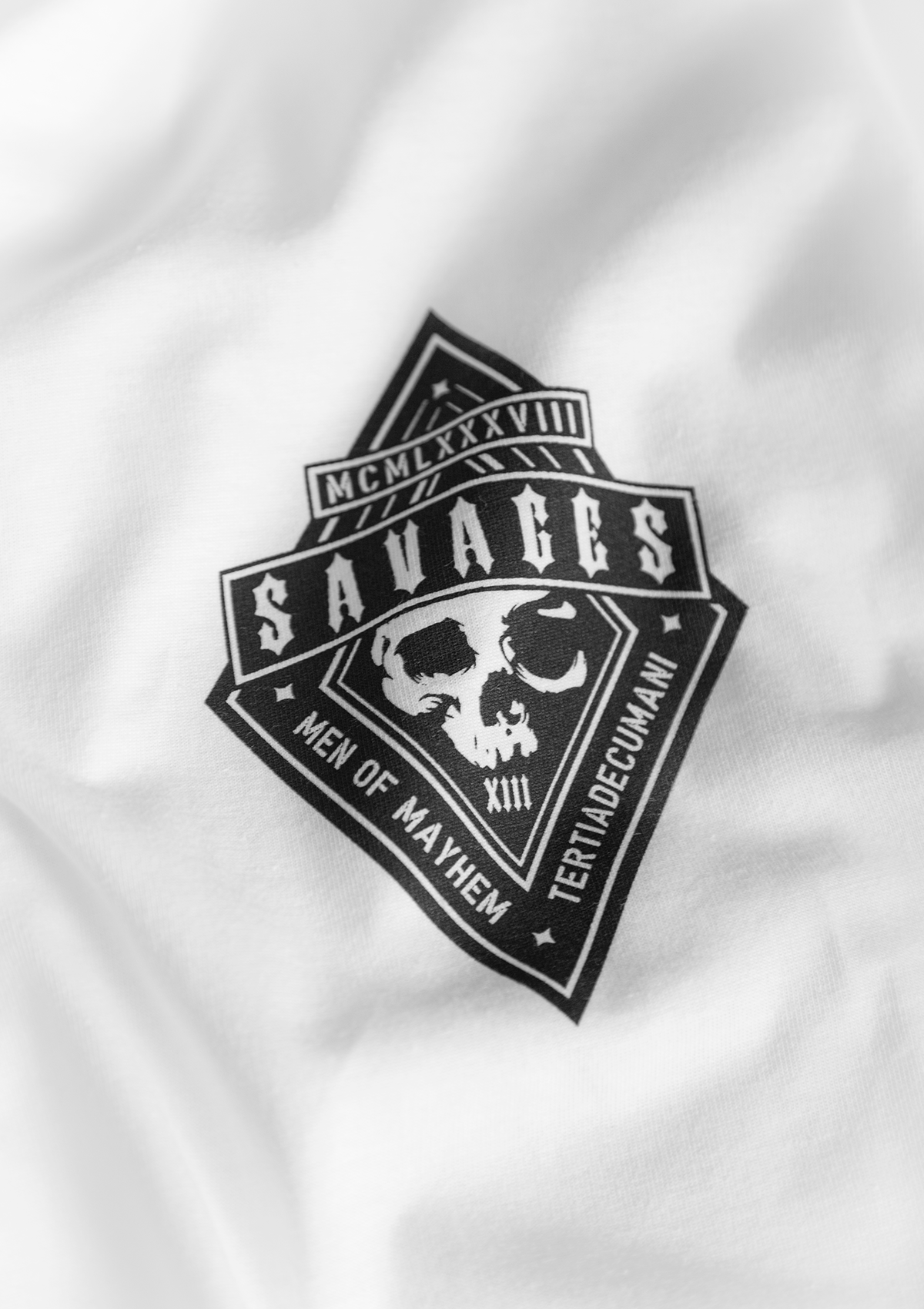 T-Shirt Savages W/S - MEN OF MAYHEM - ALAIKO - EXCHANGES - MM - M - 1010 - SA - WS - Men - regular