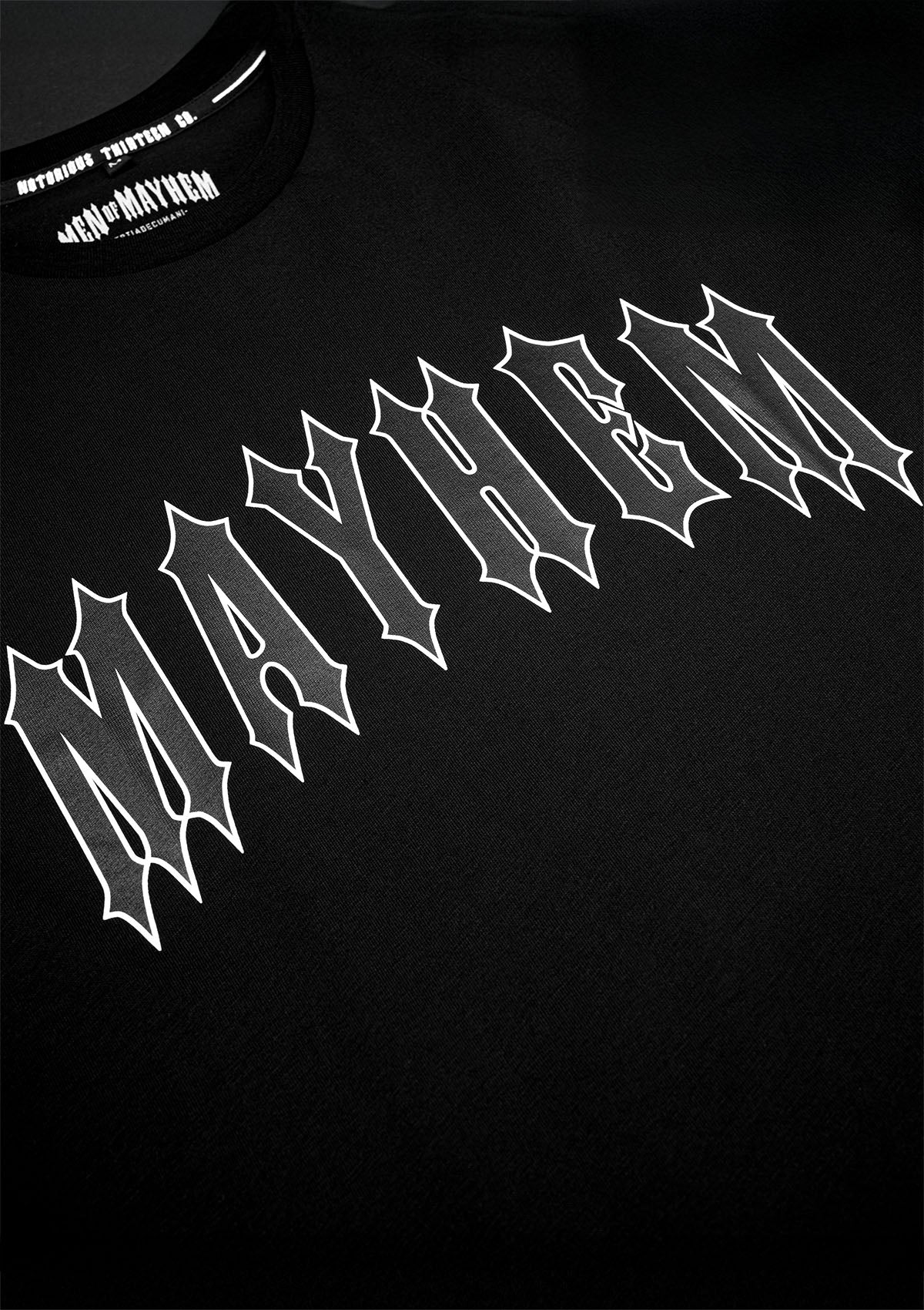 T-Shirt Mayhem XIII B/B/W - MEN OF MAYHEM - ALAIKO - EXCHANGES - MM - M - 1010 - TMX - BBW - BBR - black