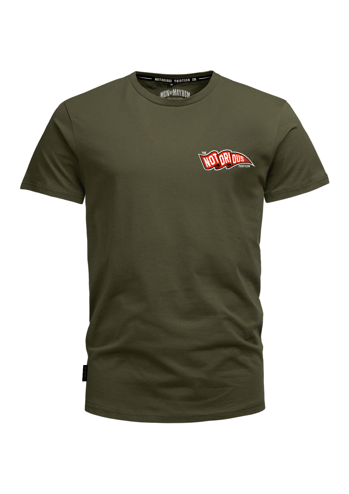 T-Shirt TNT FLAG K/R/W - MEN OF MAYHEM - ALAIKO - EXCHANGES - MM - M - 1010 - TNT - F - KRW - Khaki - Mayhem weekend - NEW