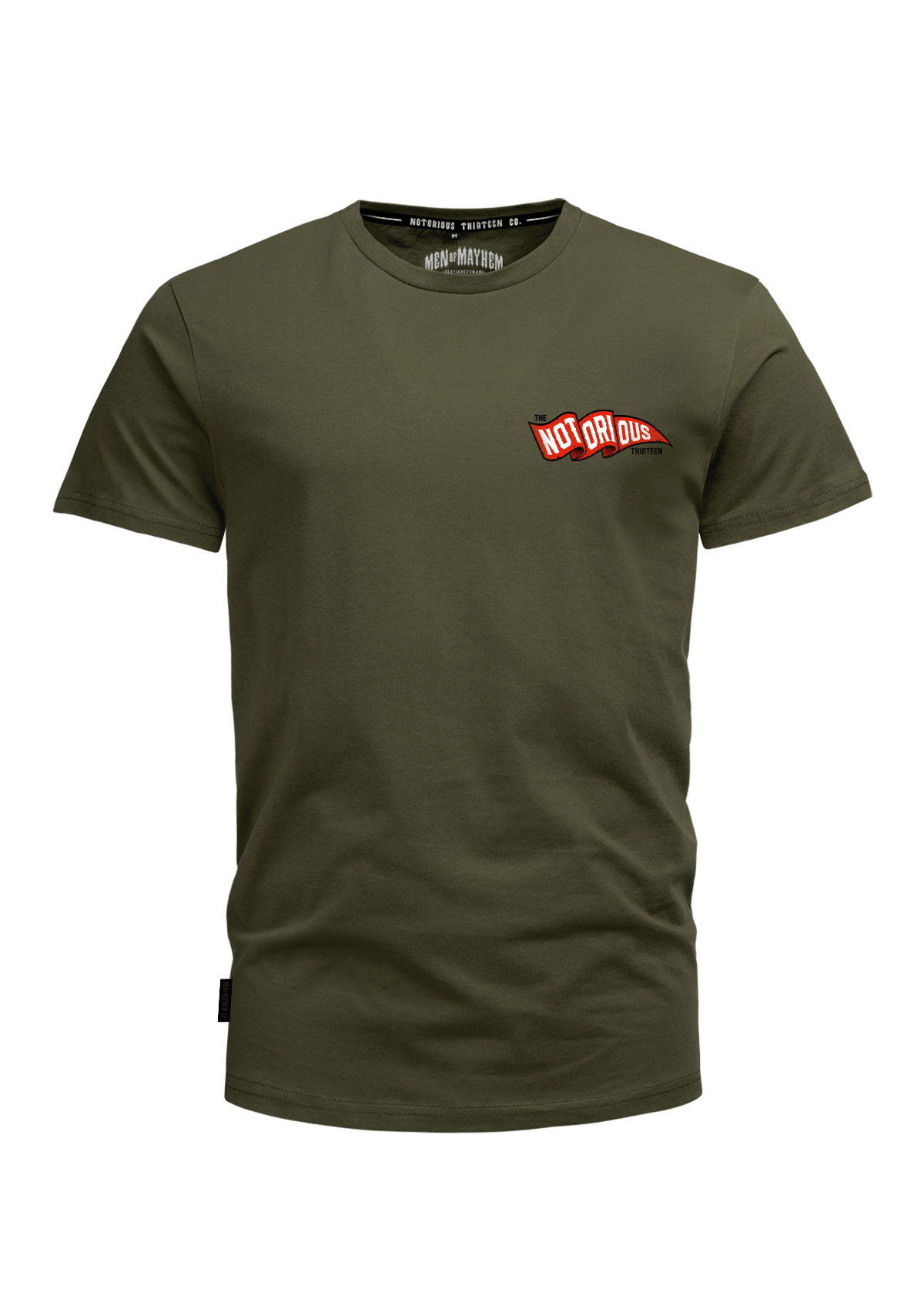 T-Shirt TNT FLAG K/R/W - MEN OF MAYHEM - ALAIKO - EXCHANGES - MM - M - 1010 - TNT - F - KRW - Khaki - Mayhem weekend - NEW