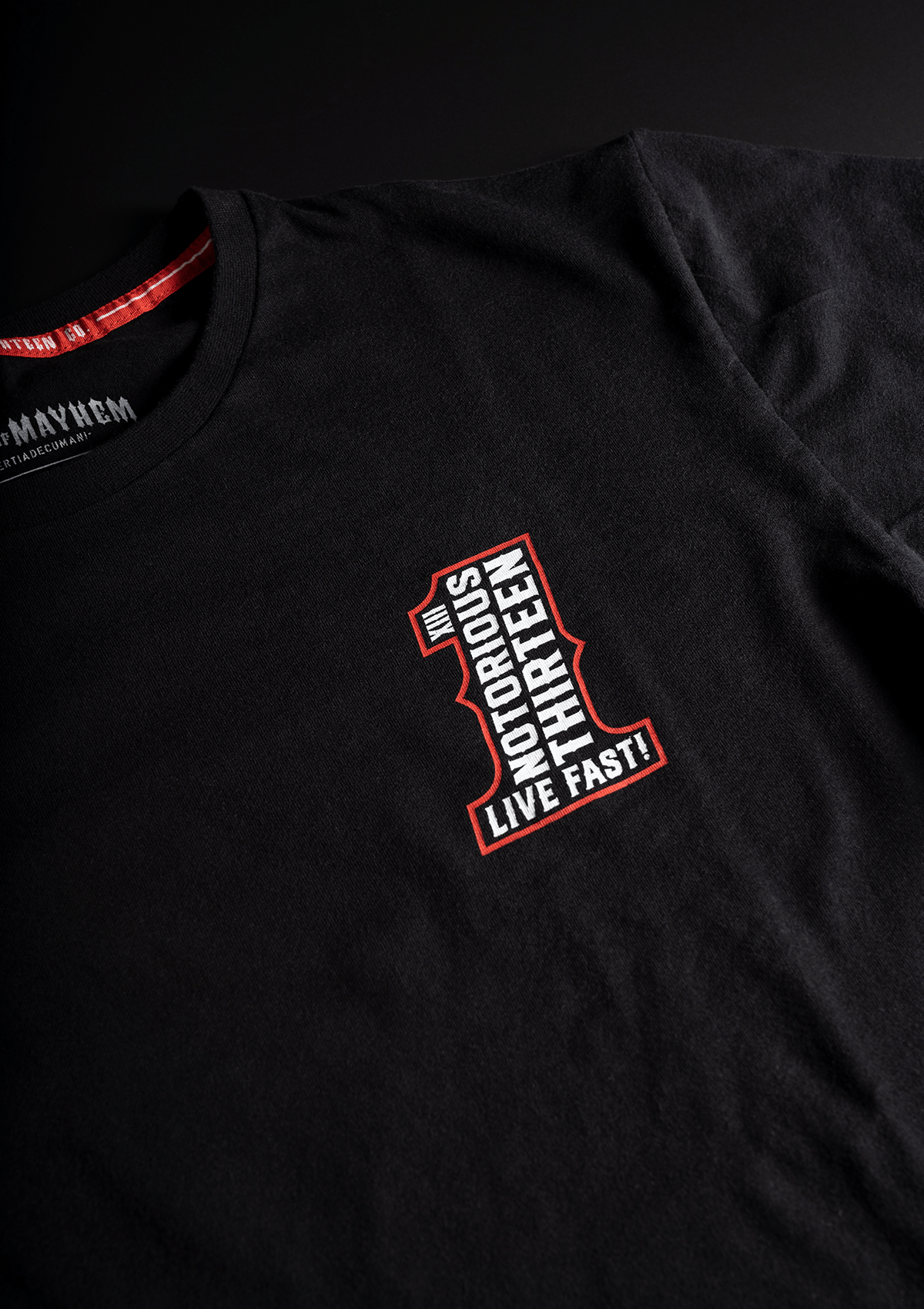 T-Shirt ONE S/W/R - MEN OF MAYHEM - ALAIKO - EXCHANGES - MM - M - 1010 - TO - SWR - black - Men