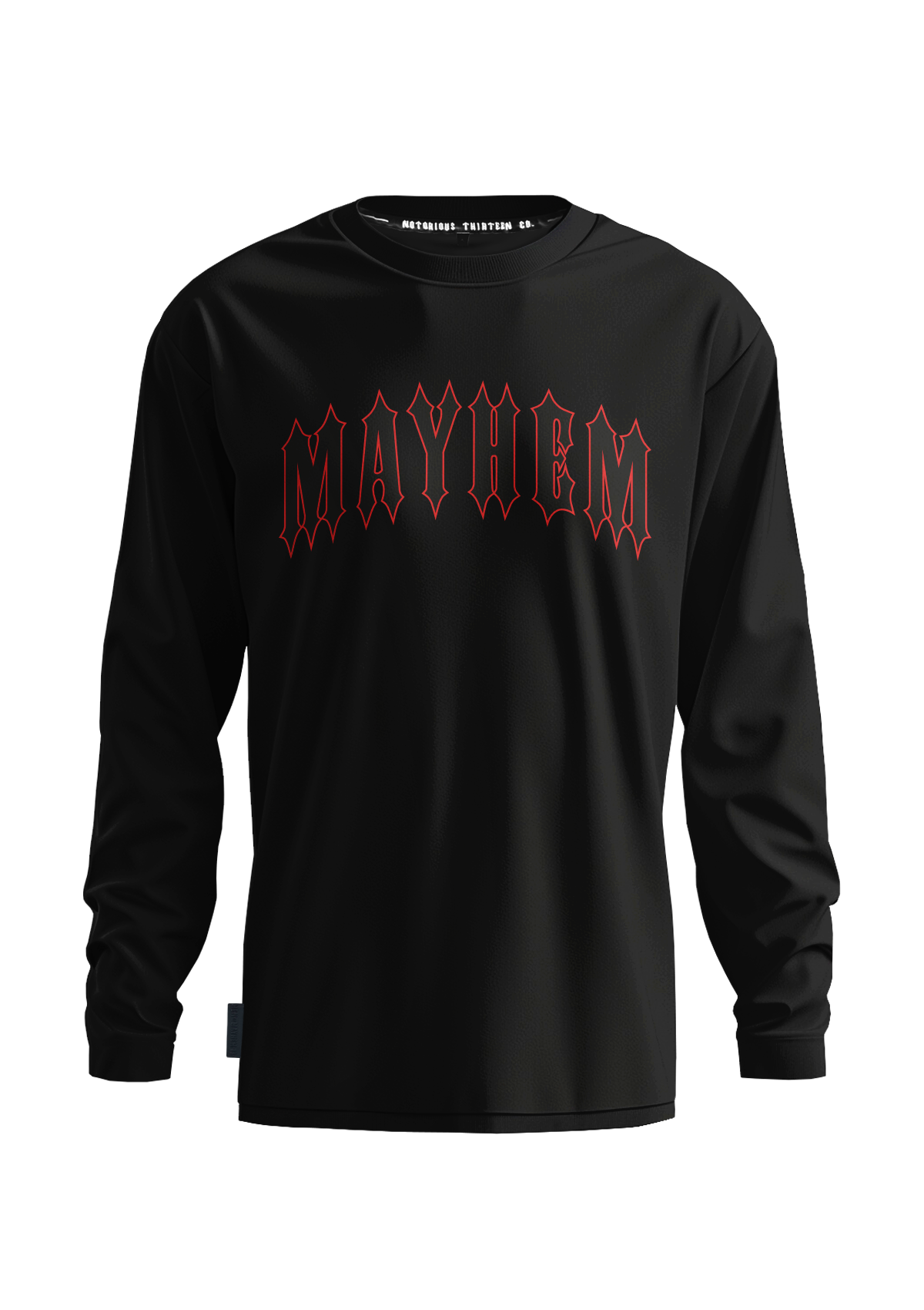 Longsleeve Mayhem B/B/R