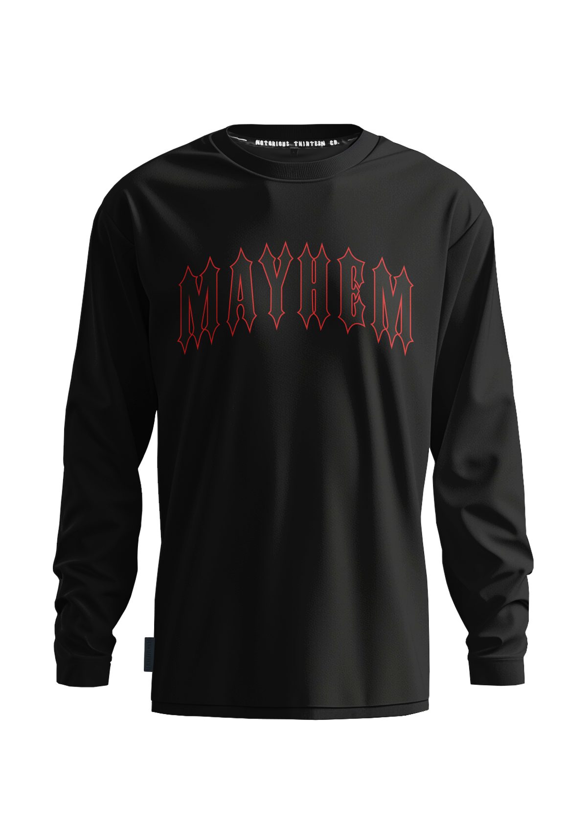 Longsleeve Mayhem B/B/R