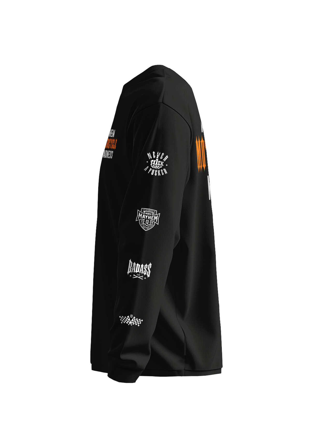 Longsleeve M.M.M. S/W/O - MEN OF MAYHEM - black - Herren - Longsleeve