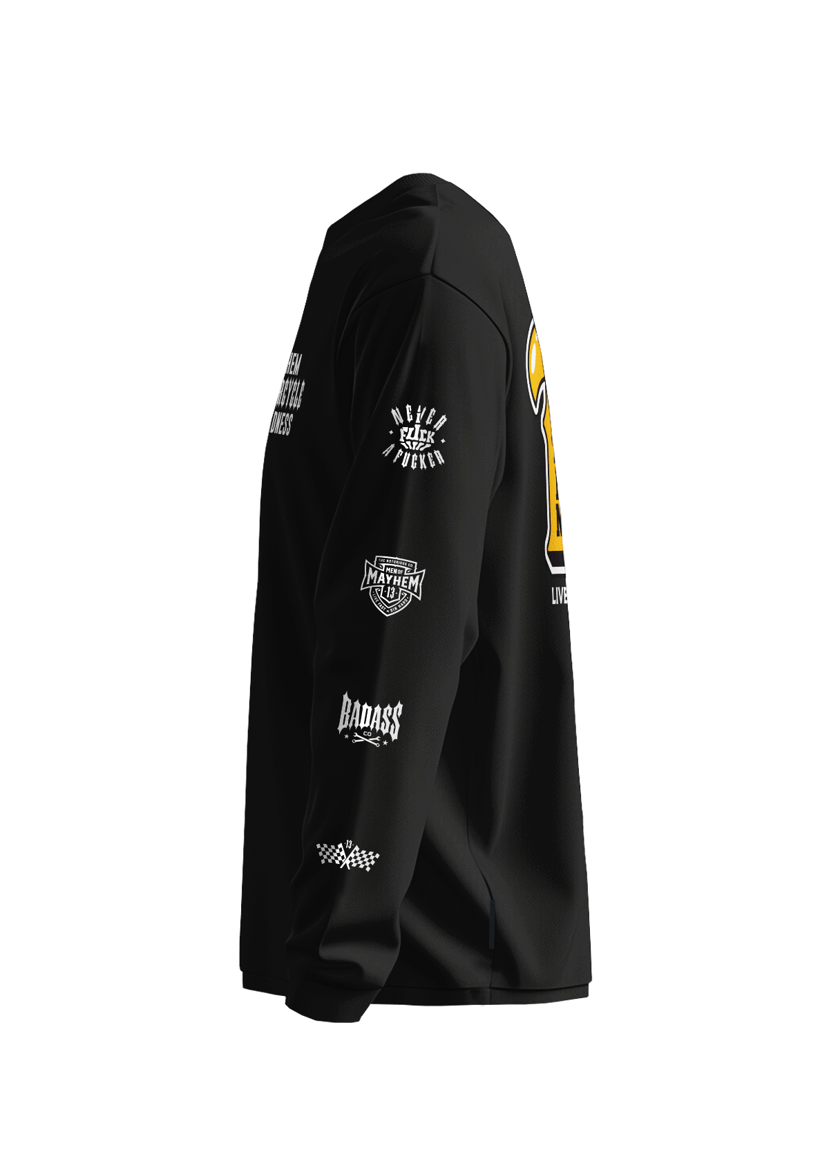 Longsleeve Vulture S/W - MEN OF MAYHEM - black - Herren - Longsleeve