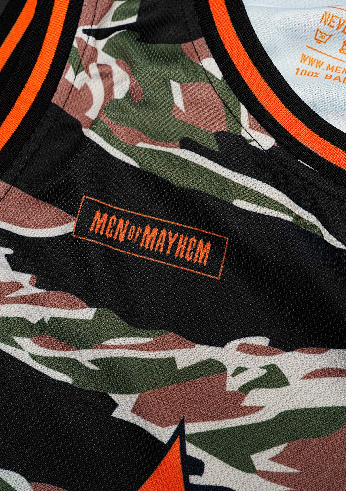 Tank Top Mesh Tiger Camo - MEN OF MAYHEM - ALAIKO - EXCHANGES - MM - M - 1020 - MT - TC - Men - Schwarz