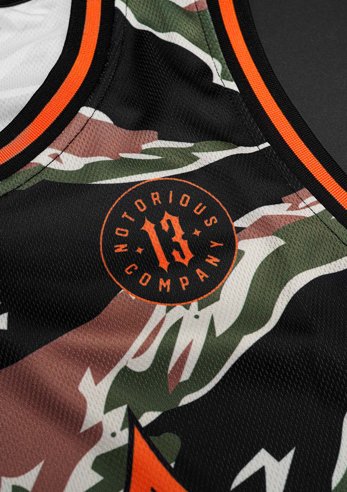 Tank Top Mesh Tiger Camo - MEN OF MAYHEM - ALAIKO - EXCHANGES - MM - M - 1020 - MT - TC - Men - Schwarz