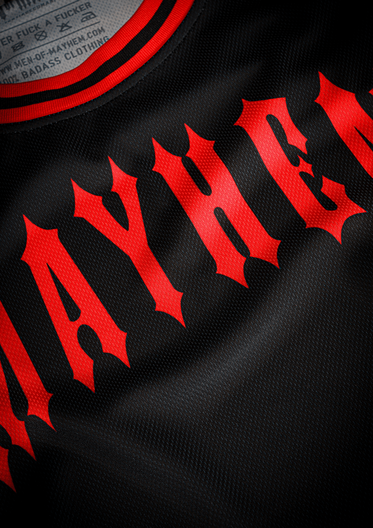 Tank Top Mesh Classic S/R - MEN OF MAYHEM - ALAIKO - EXCHANGES - MM - M - 1020 - MTC - SR - black - Men