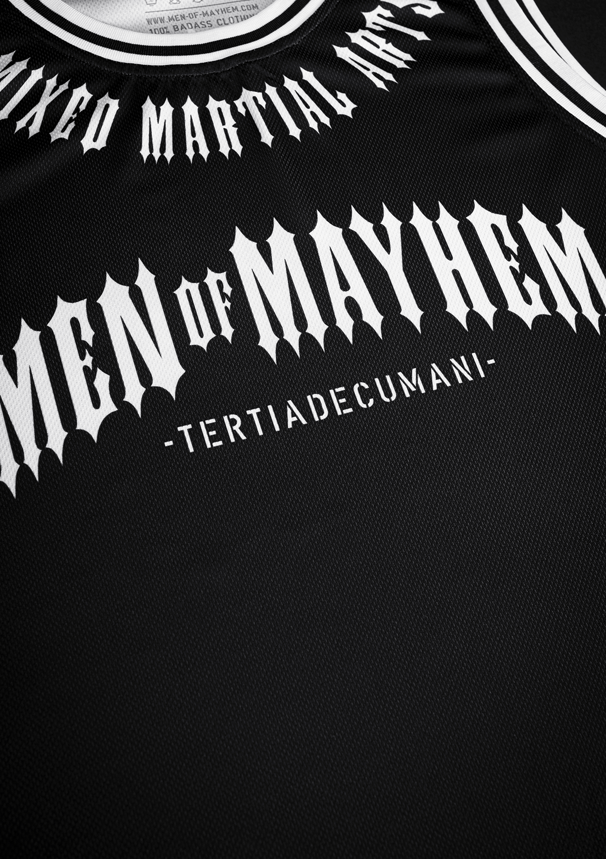 Tank Top Mesh Fight Team S/W - MEN OF MAYHEM - ALAIKO - EXCHANGES - MM - M - 1020 - MTFT - SW - black - Fight Team