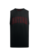 T-Shirt Sleeveless Mayhem XIII B/B/R - MEN OF MAYHEM - ALAIKO - EXCHANGES - MM - M - 1030 - SL - MX - BBR - black - Mayhem weekend - NEW