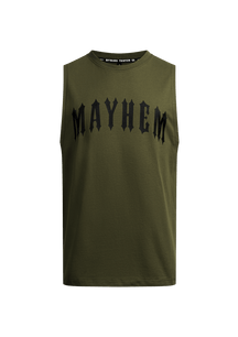 T-Shirt Sleeveless Mayhem XIII K/S - MEN OF MAYHEM - ALAIKO - EXCHANGES - MM - M - 1030 - SL - MX - KS - Khaki - Mayhem weekend - NEW
