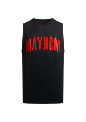 T-Shirt Sleeveless Mayhem XIII S/R - MEN OF MAYHEM - ALAIKO - EXCHANGES - MM - M - 1030 - SL - MX - SR - black - Mayhem weekend - NEW