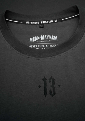 T-Shirt Sleeveless Thirteen G/S - MEN OF MAYHEM - ALAIKO - EXCHANGES - MM - M - 1030 - SL - TN - GS - Grau - grey