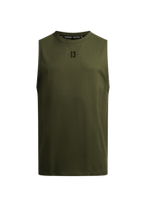 T-Shirt Sleeveless Thirteen K/S - MEN OF MAYHEM - ALAIKO - EXCHANGES - MM - M - 1030 - SL - TN - KS - Khaki - Mayhem weekend - NEW