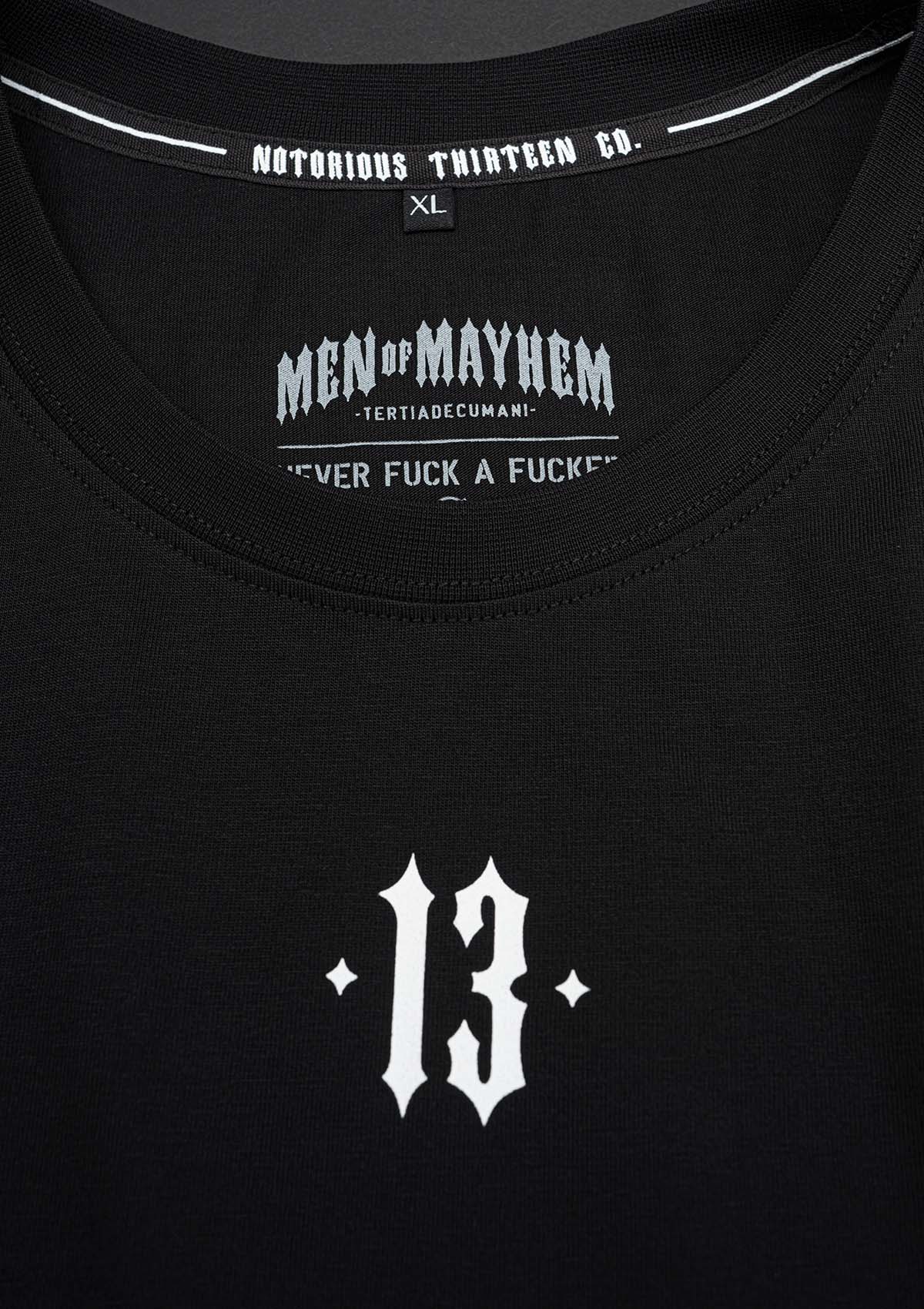 T-Shirt Sleeveless Thirteen S/W - MEN OF MAYHEM - ALAIKO - EXCHANGES - MM - M - 1030 - SL - TN - SW - black - Mayhem weekend - NEW