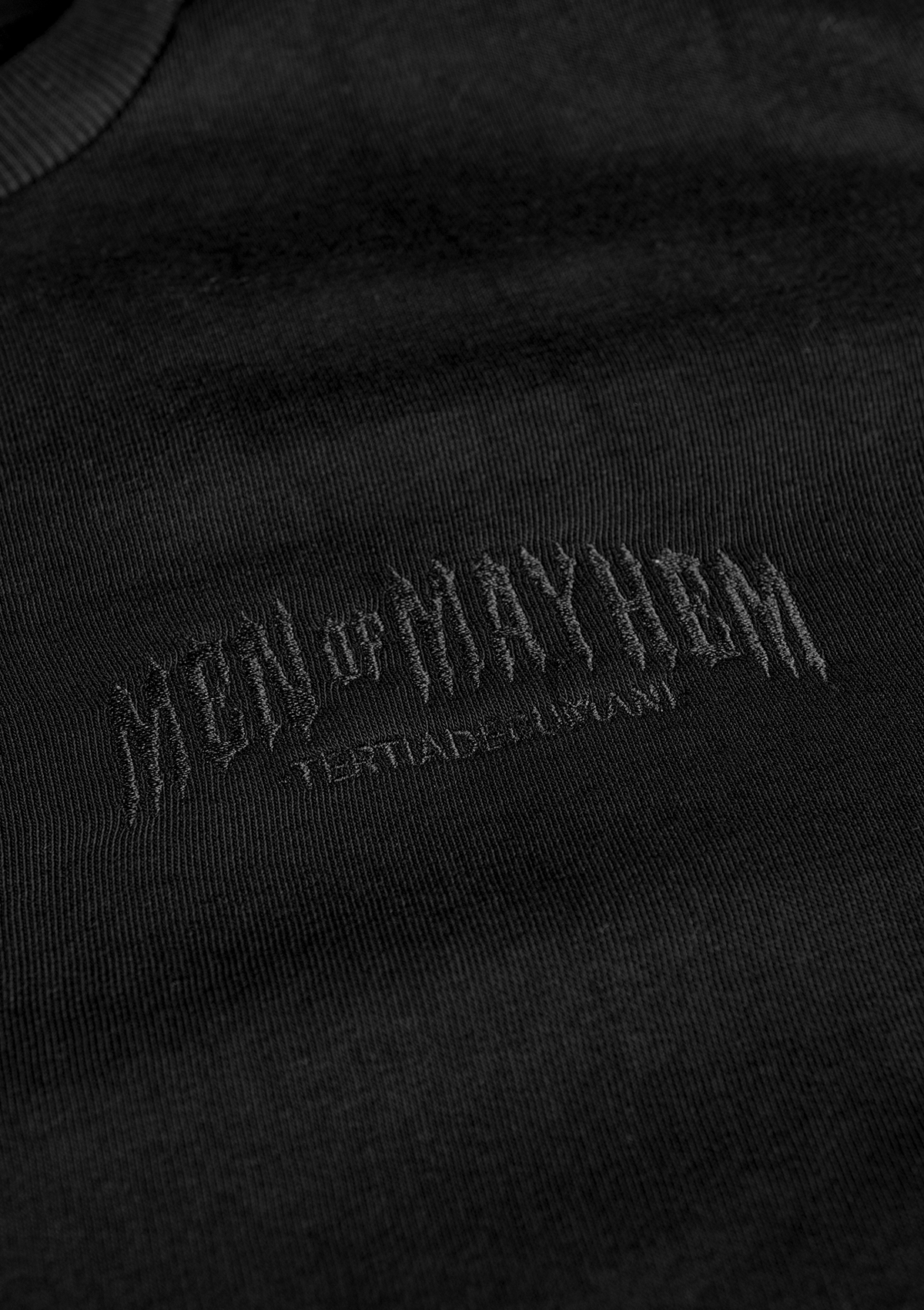 Crewneck Classic B/B - MEN OF MAYHEM - ALAIKO - EXCHANGES - MM - M - 1040 - CC - BB - allblack - black