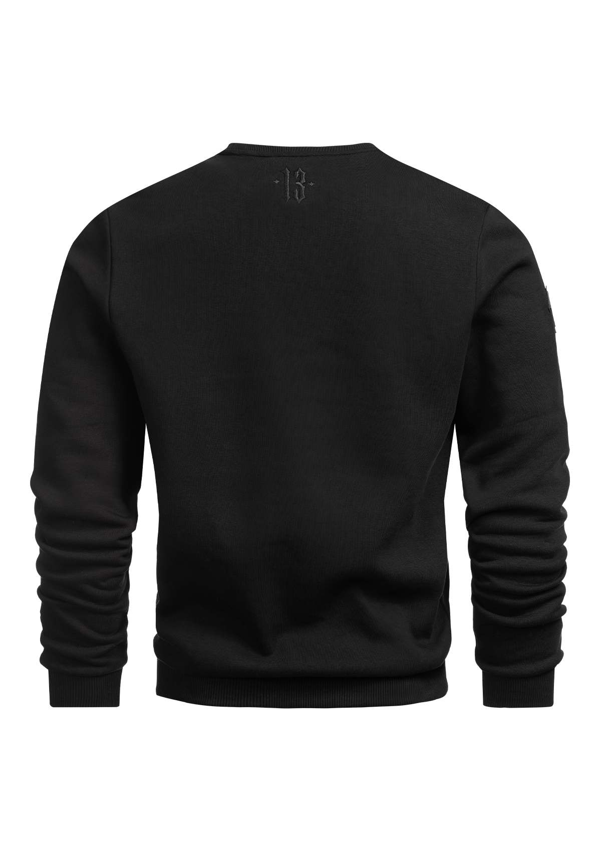 Crewneck Classic B/B - MEN OF MAYHEM - ALAIKO - EXCHANGES - MM - M - 1040 - CC - BB - allblack - black