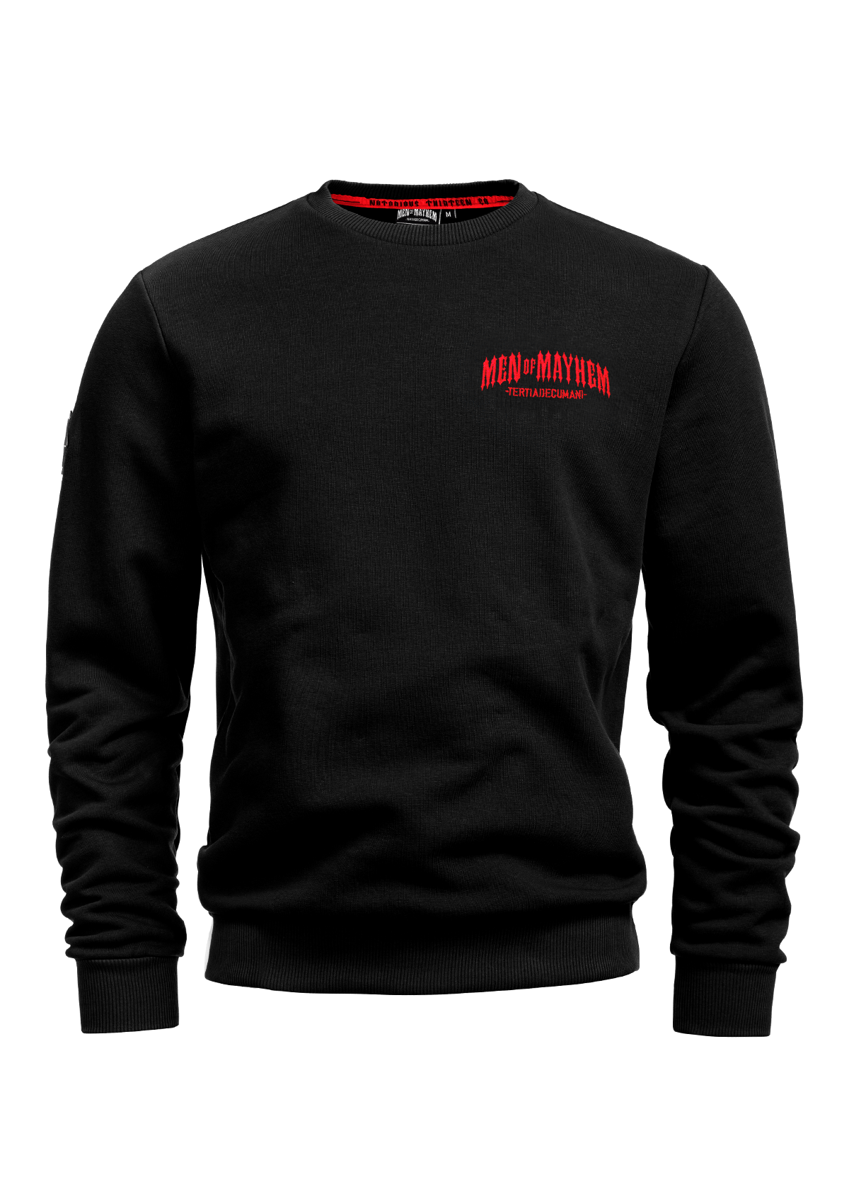 Crewneck Classic S/R - MEN OF MAYHEM - ALAIKO - EXCHANGES - MM - M - 1040 - CC - SR - black - Classic