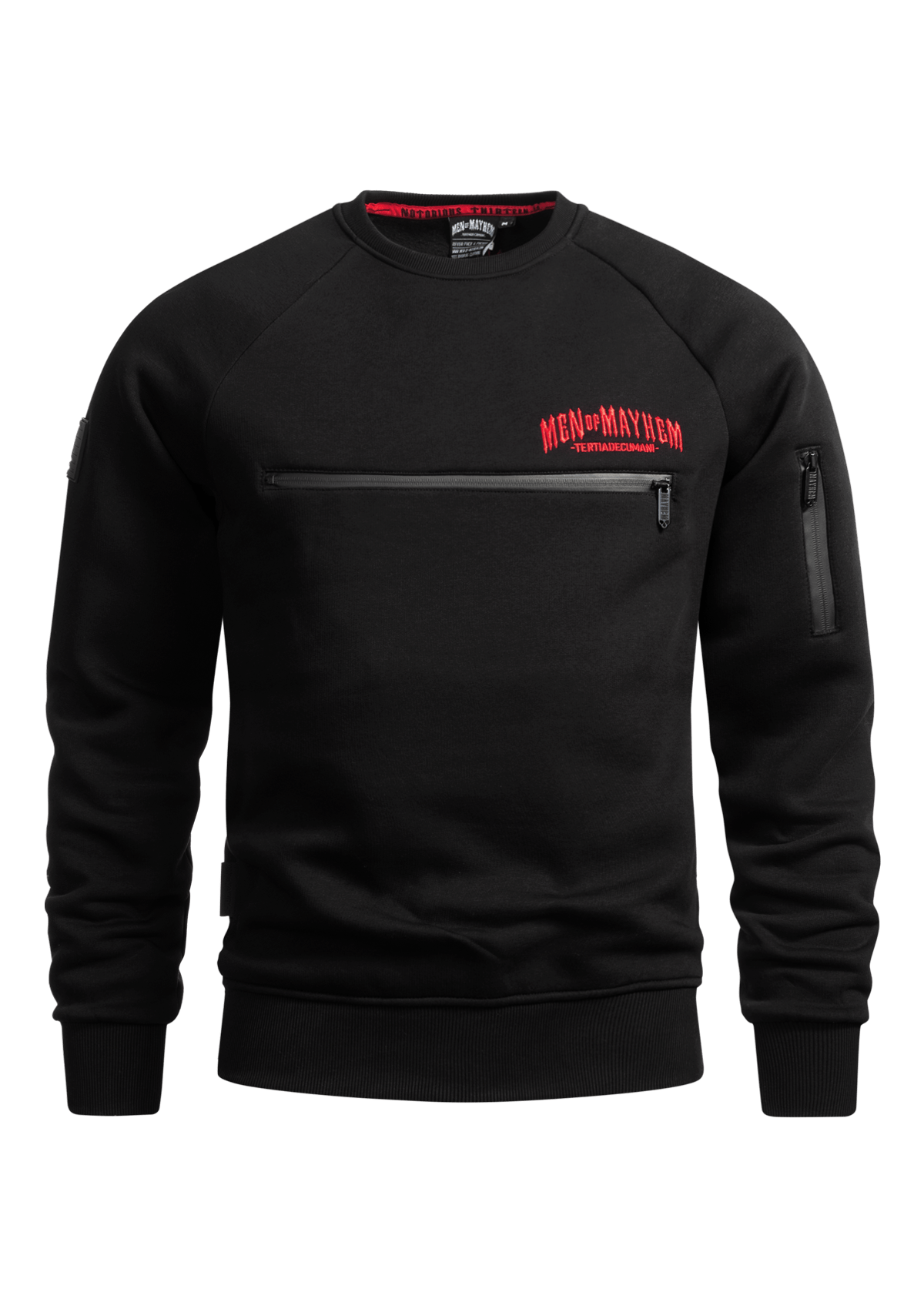 Crewneck Core S/R - MEN OF MAYHEM - ALAIKO - EXCHANGES - MM - M - 1040 - CCX - SR - black - Classic