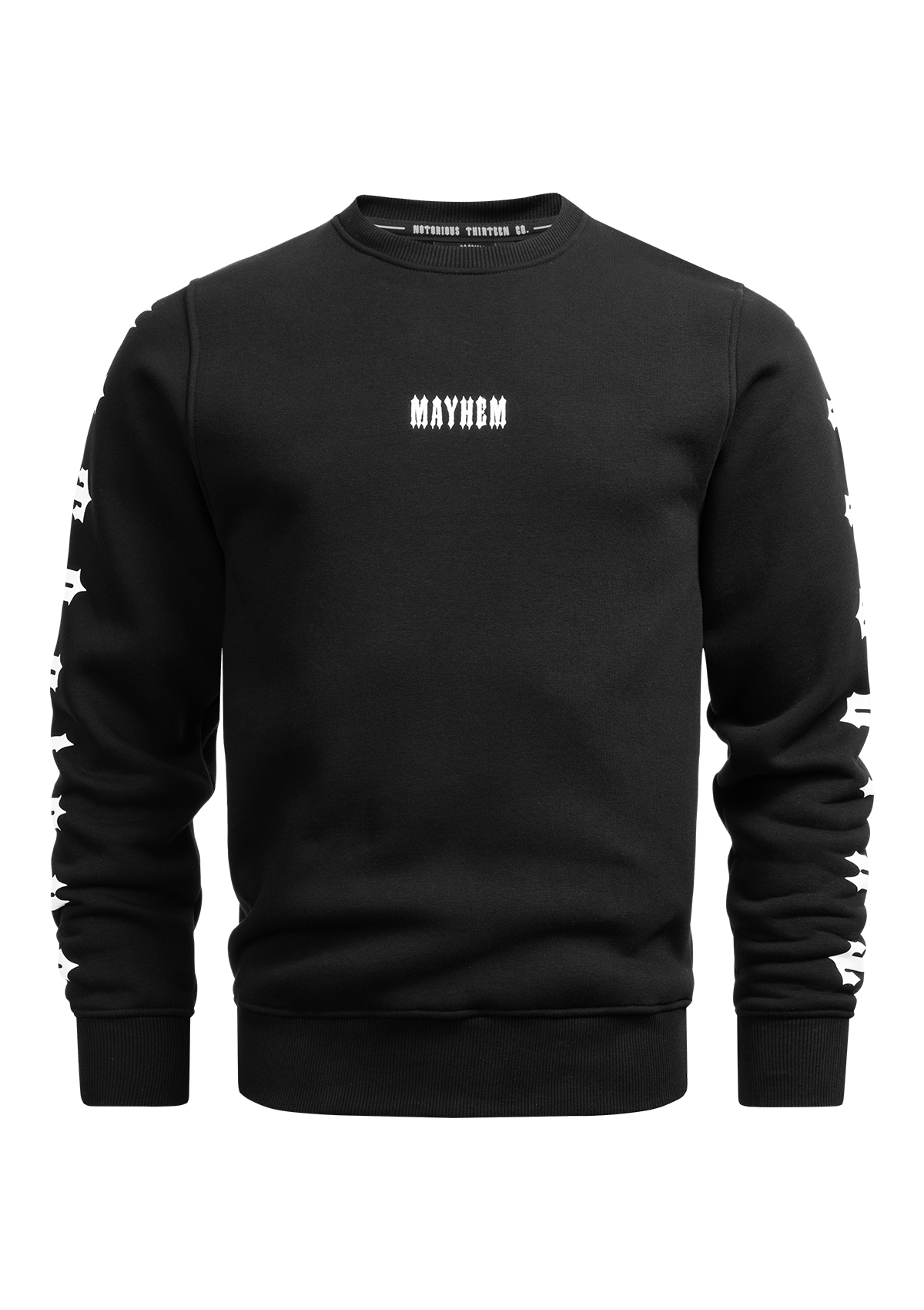 Crewneck Notorious Thirteen S/W - MEN OF MAYHEM - ALAIKO - EXCHANGES - MM - M - 1040 - CNT - SW - black - crewneck