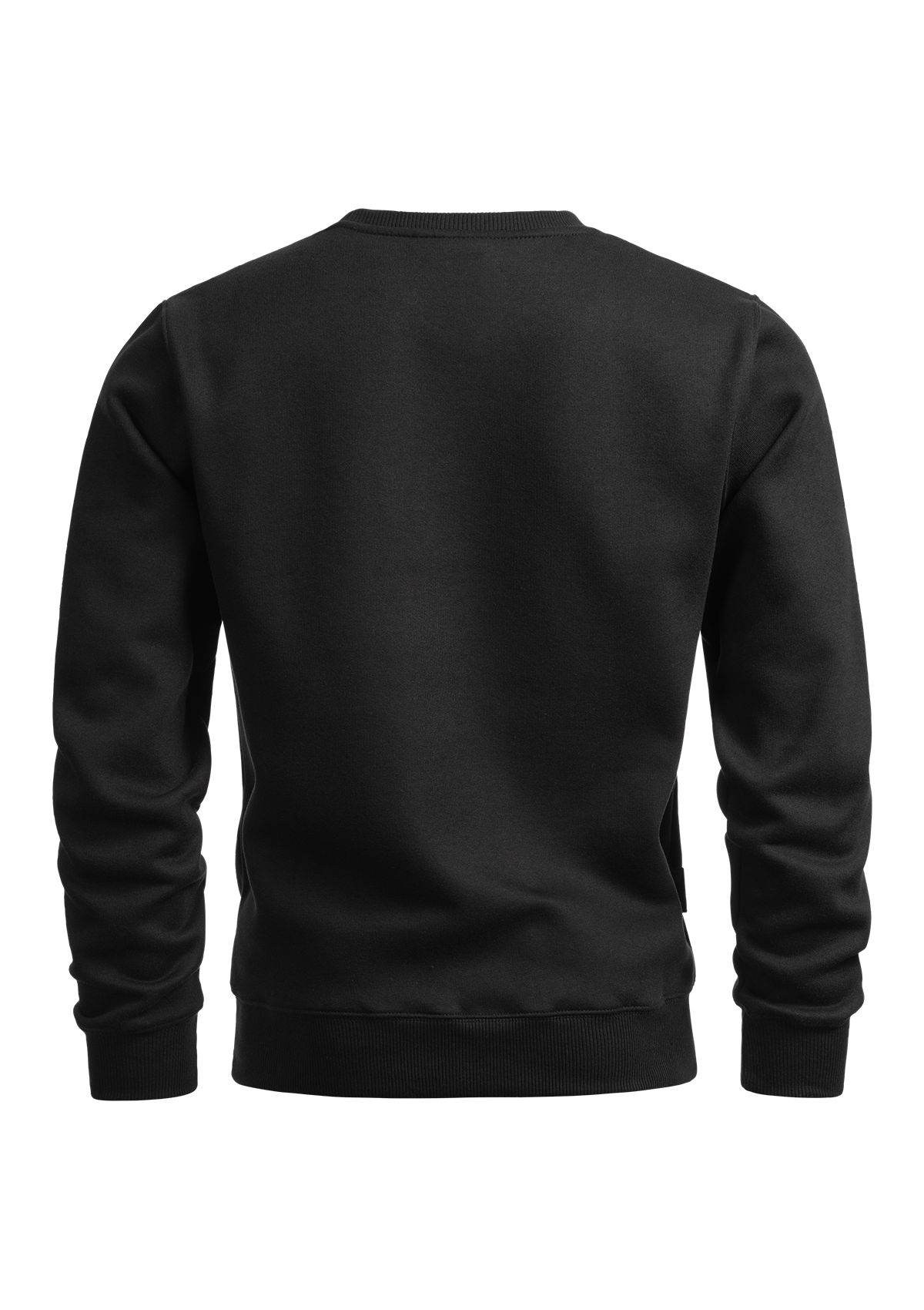 Black crew neck men shop