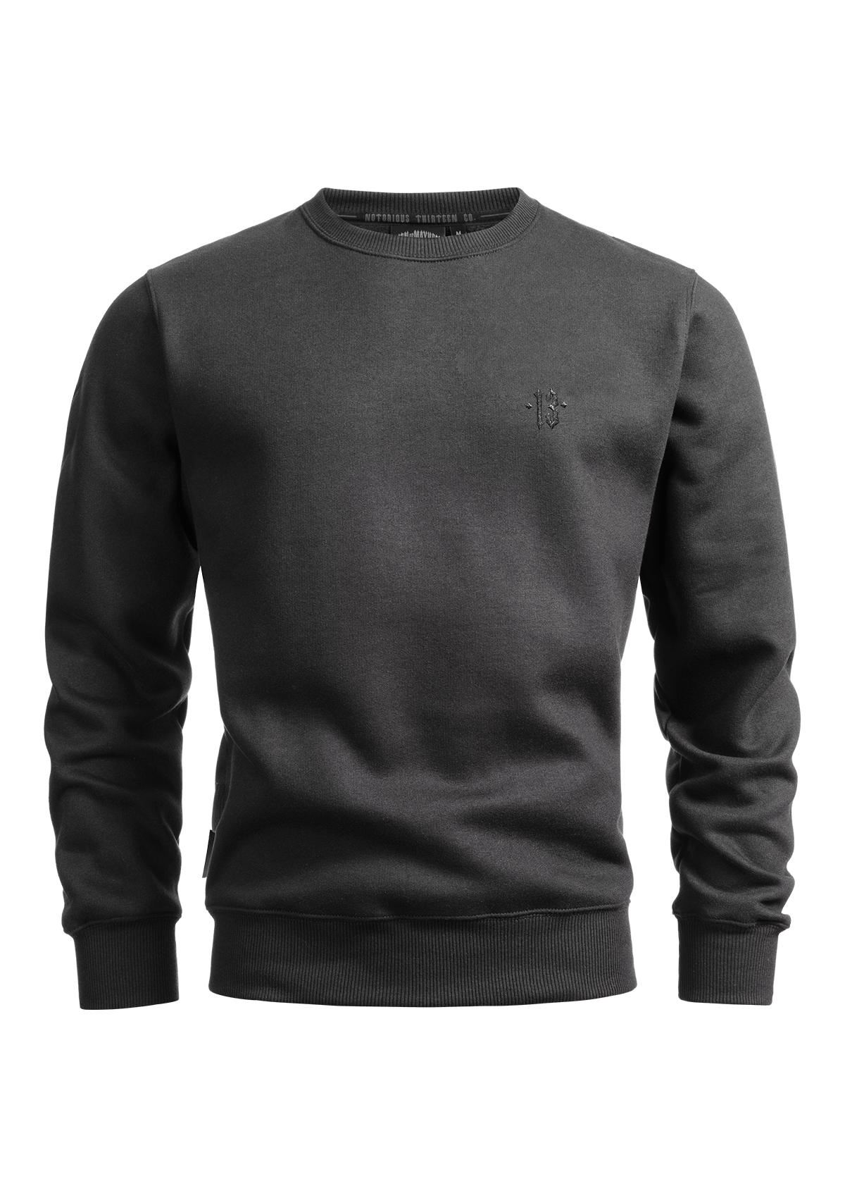 Crewneck Original Grey - MEN OF MAYHEM - ALAIKO - EXCHANGES - MM - M - 1040 - CO - GR - crewneck - Crewneck Original