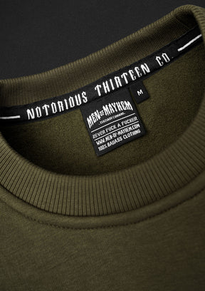 Crewneck Original Khaki - MEN OF MAYHEM - ALAIKO - EXCHANGES - MM - M - 1040 - CO - KK - crewneck - Crewneck Original
