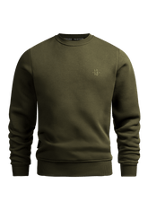 Crewneck Original Khaki - MEN OF MAYHEM - ALAIKO - EXCHANGES - MM - M - 1040 - CO - KK - crewneck - Crewneck Original