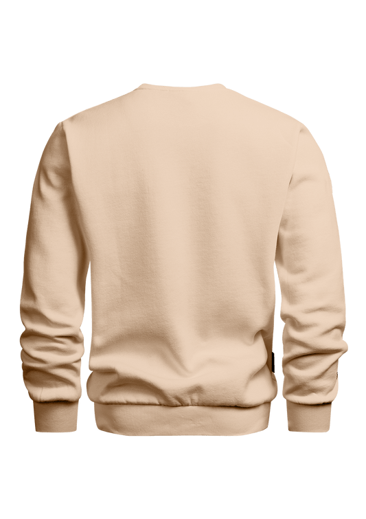 Crewneck Original Sand - MEN OF MAYHEM - ALAIKO - EXCHANGES - MM - M - 1040 - CO - SA - crewneck - Crewneck Original